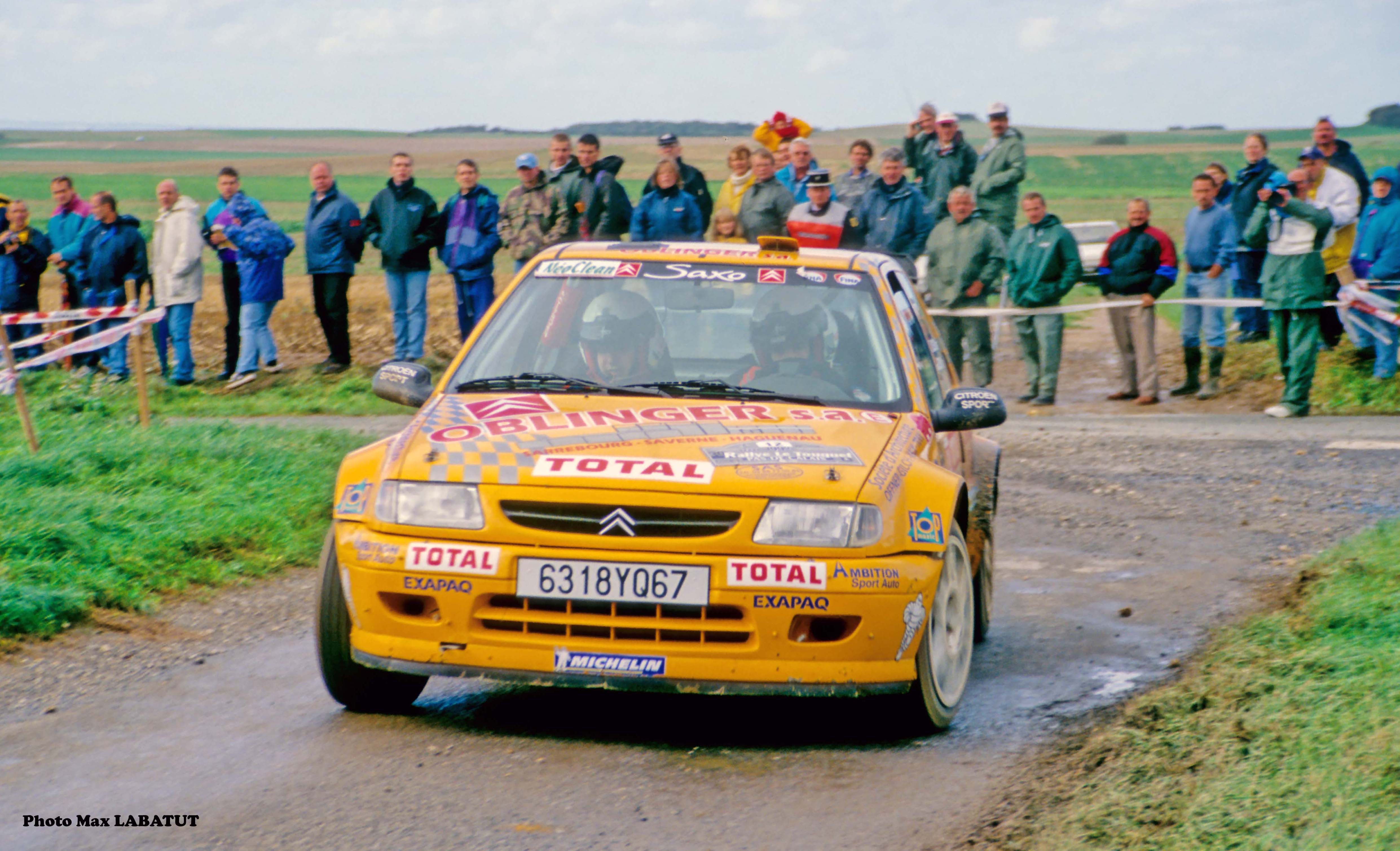 Les débuts. Loeb Elena au rallye du Touquet 1999