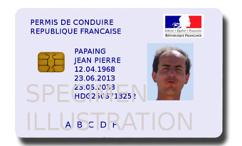 permis de conduire électronique