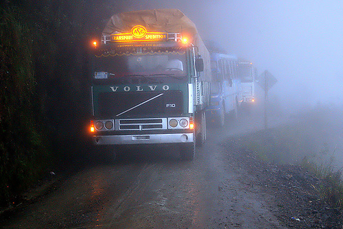 trafic de camions