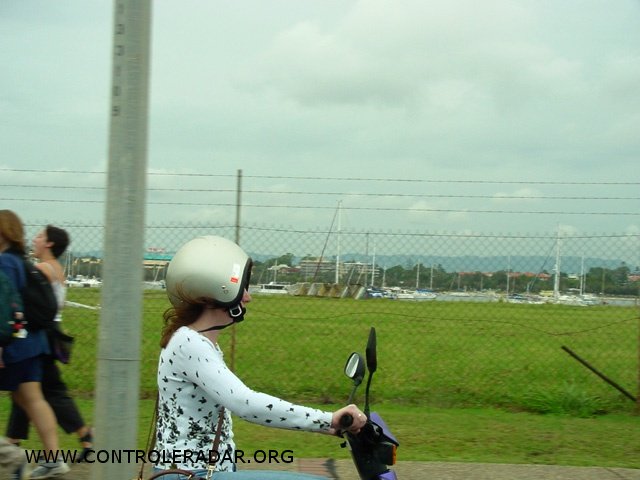 casque à l'envers