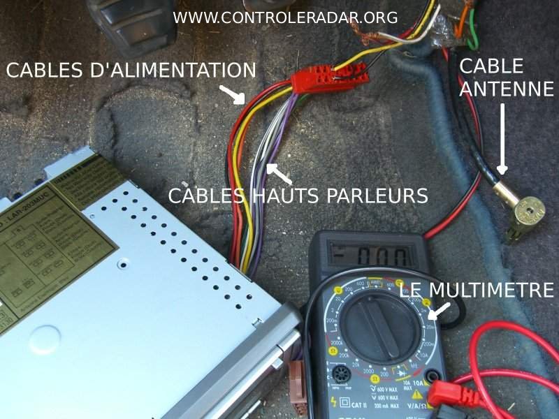 Brancher connecteur autoradio au cable de la voiture - Discussion