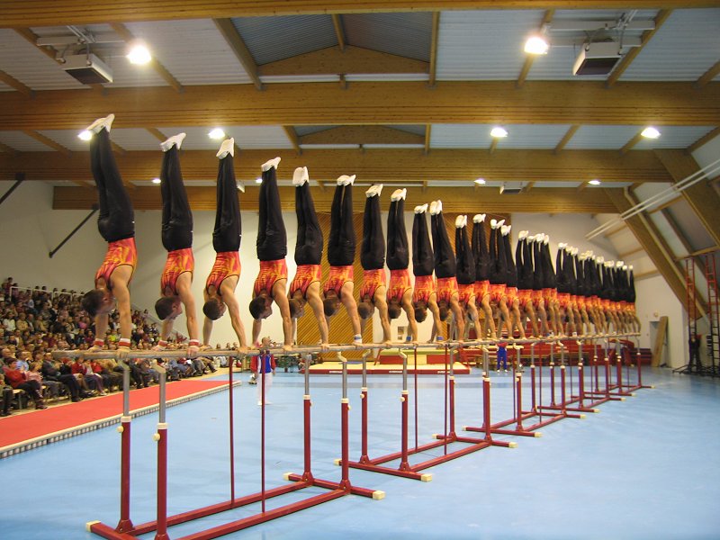 barres parallelles gymnastique