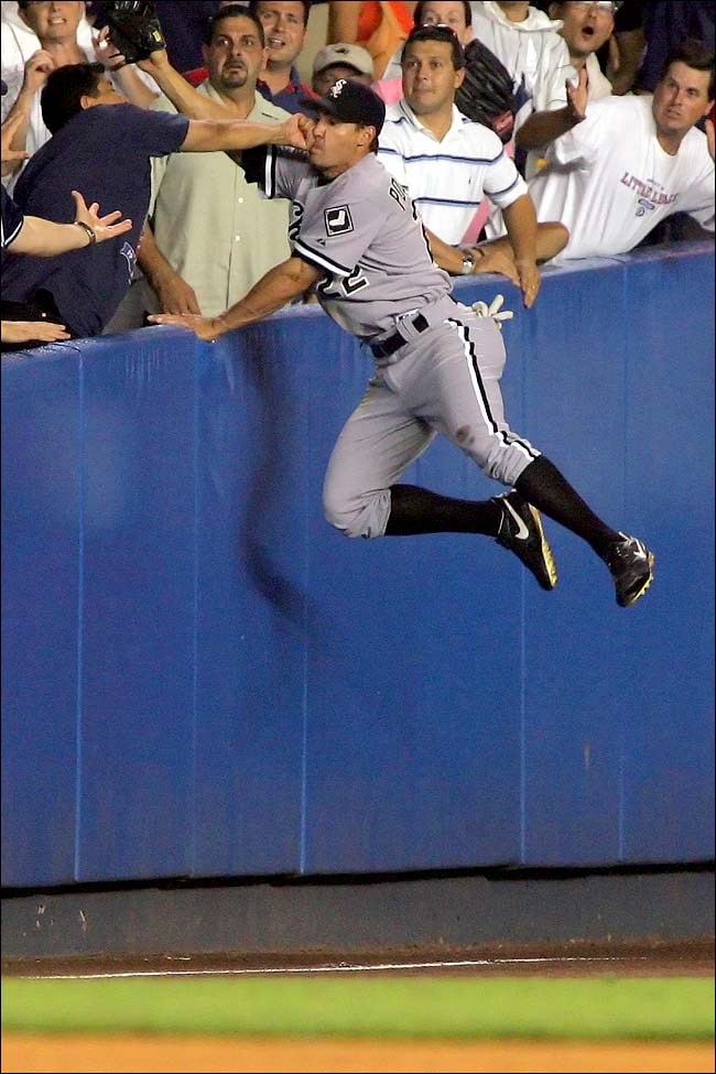 point dans la gueule baseball