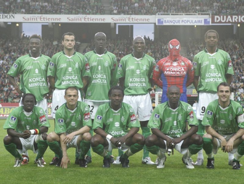 equipe de saint etienne spiderman