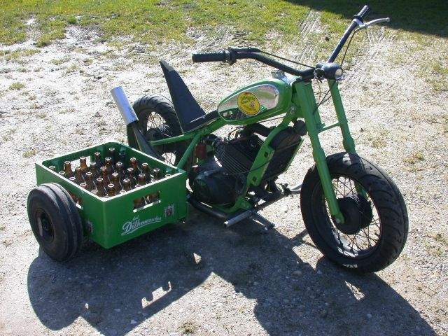 moto transport de bieres