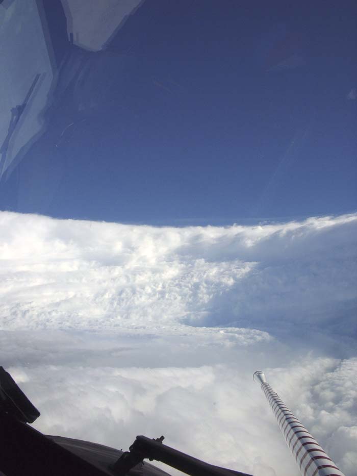 l'oeil de l'ouragan katrina
