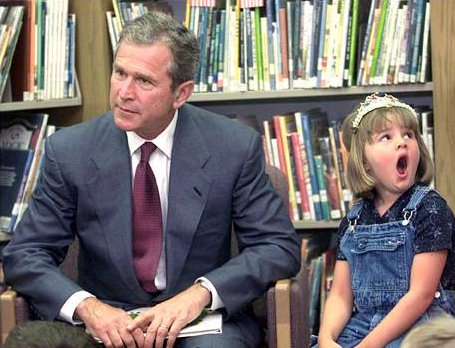 bush à l'école