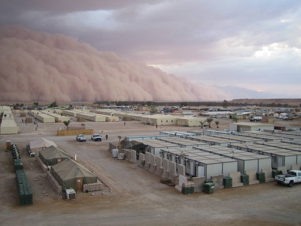 tempete de sable en irak