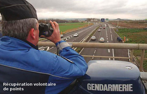 récupération volontaire de points